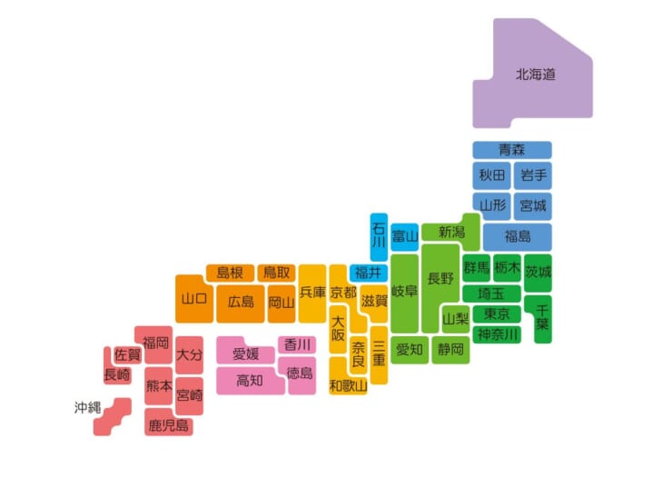 主要都道府県別のアパート購入費用