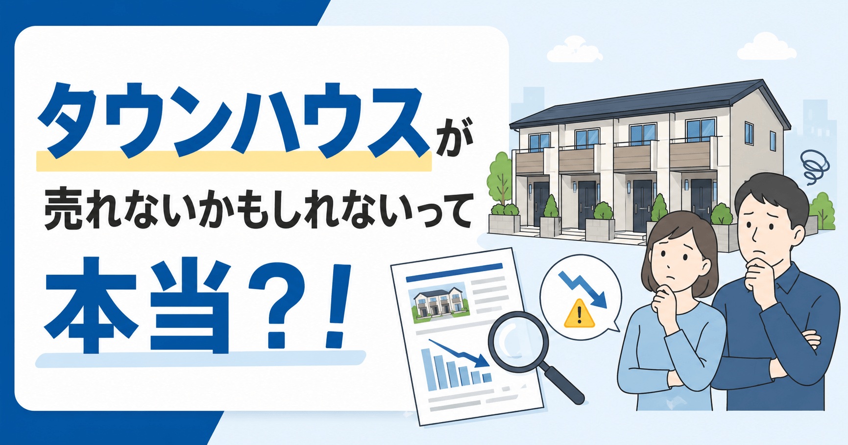 タウンハウスが売れない7つの理由と早く売る方法を徹底解説