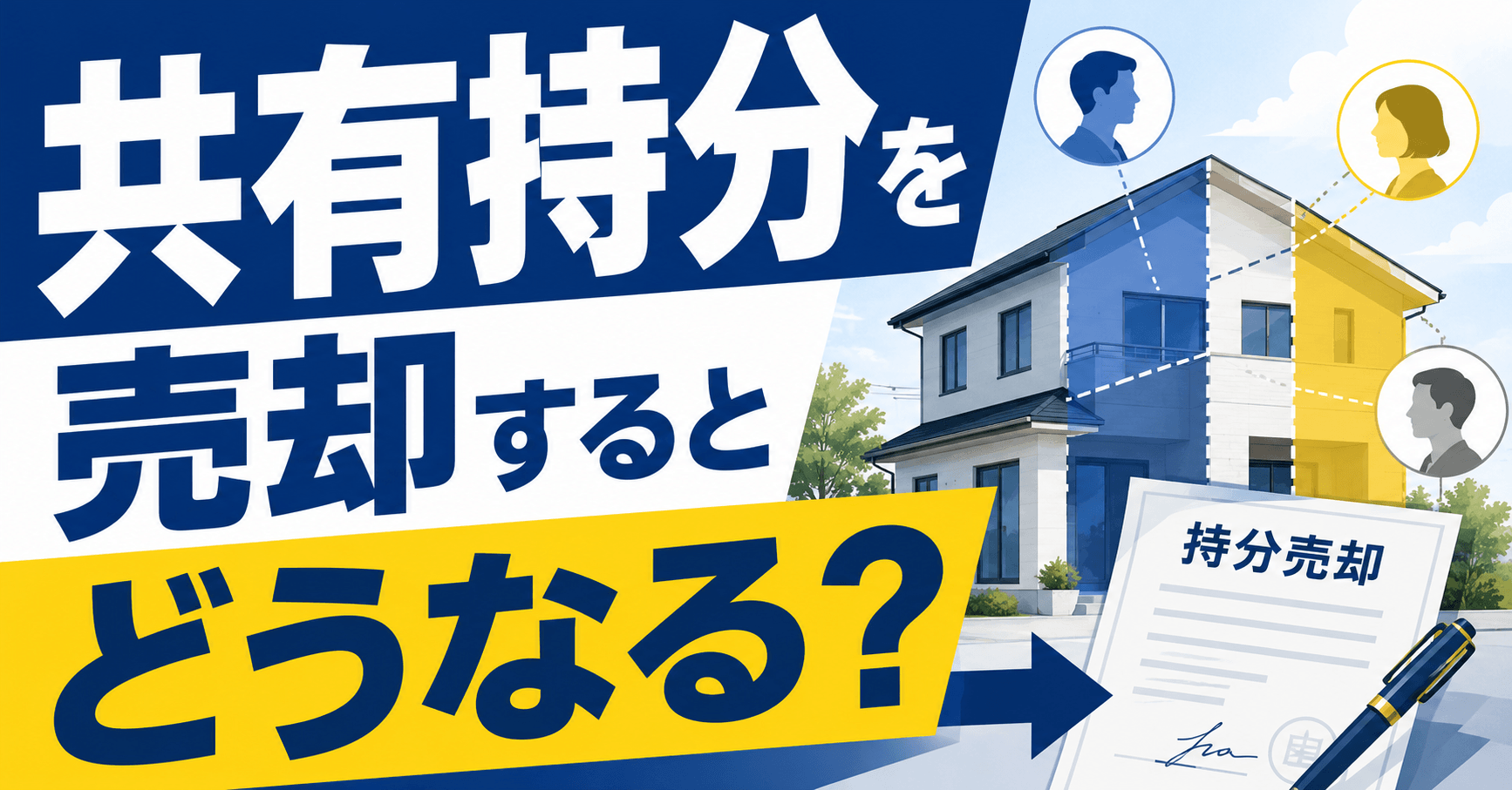 共有持分を売却するとどうなる？他の共有者への影響と円満な売却方法