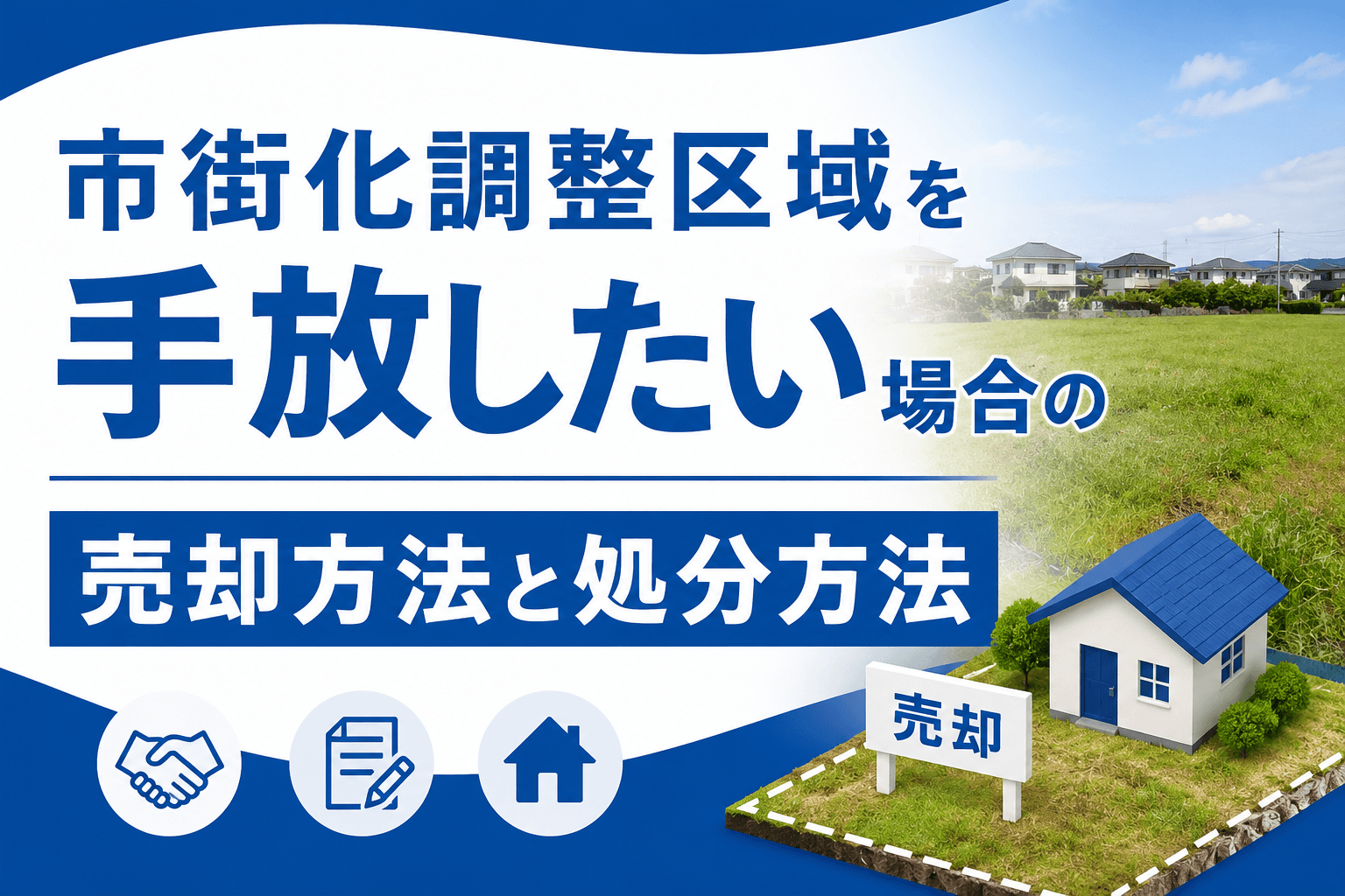 市街化調整区域を手放したい！売却・処分方法と手放せない時のリ...