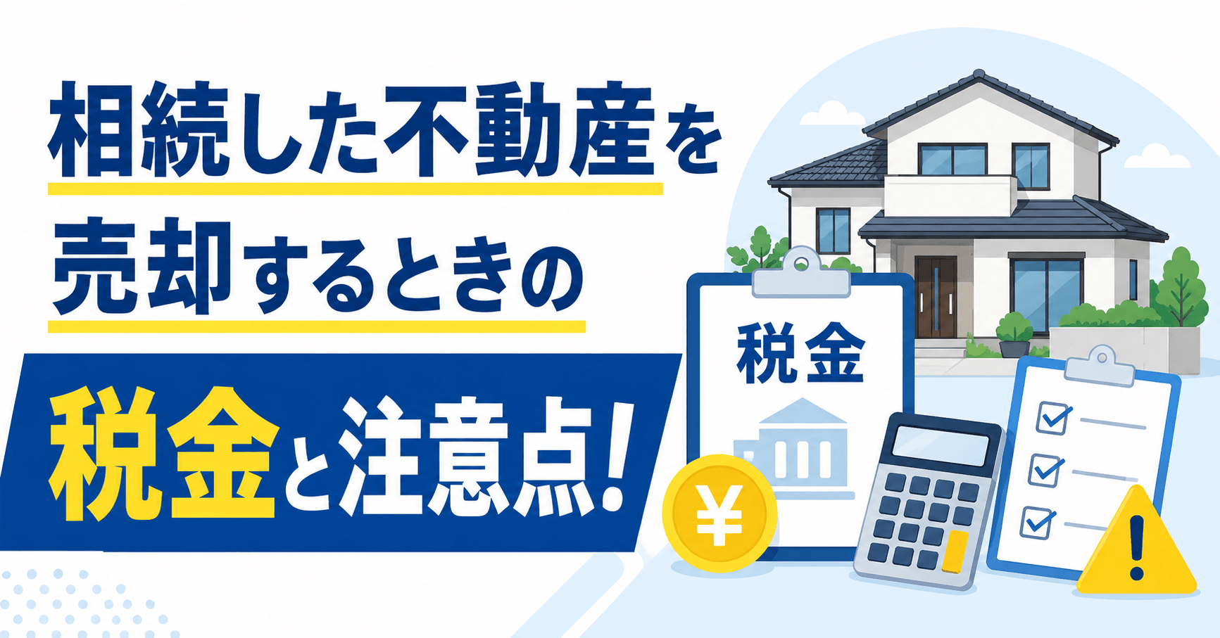 相続した不動産を売却するときの税金と注意点！計算方法や特例など解説