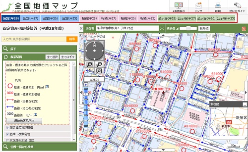 全国地価マップの使い方9