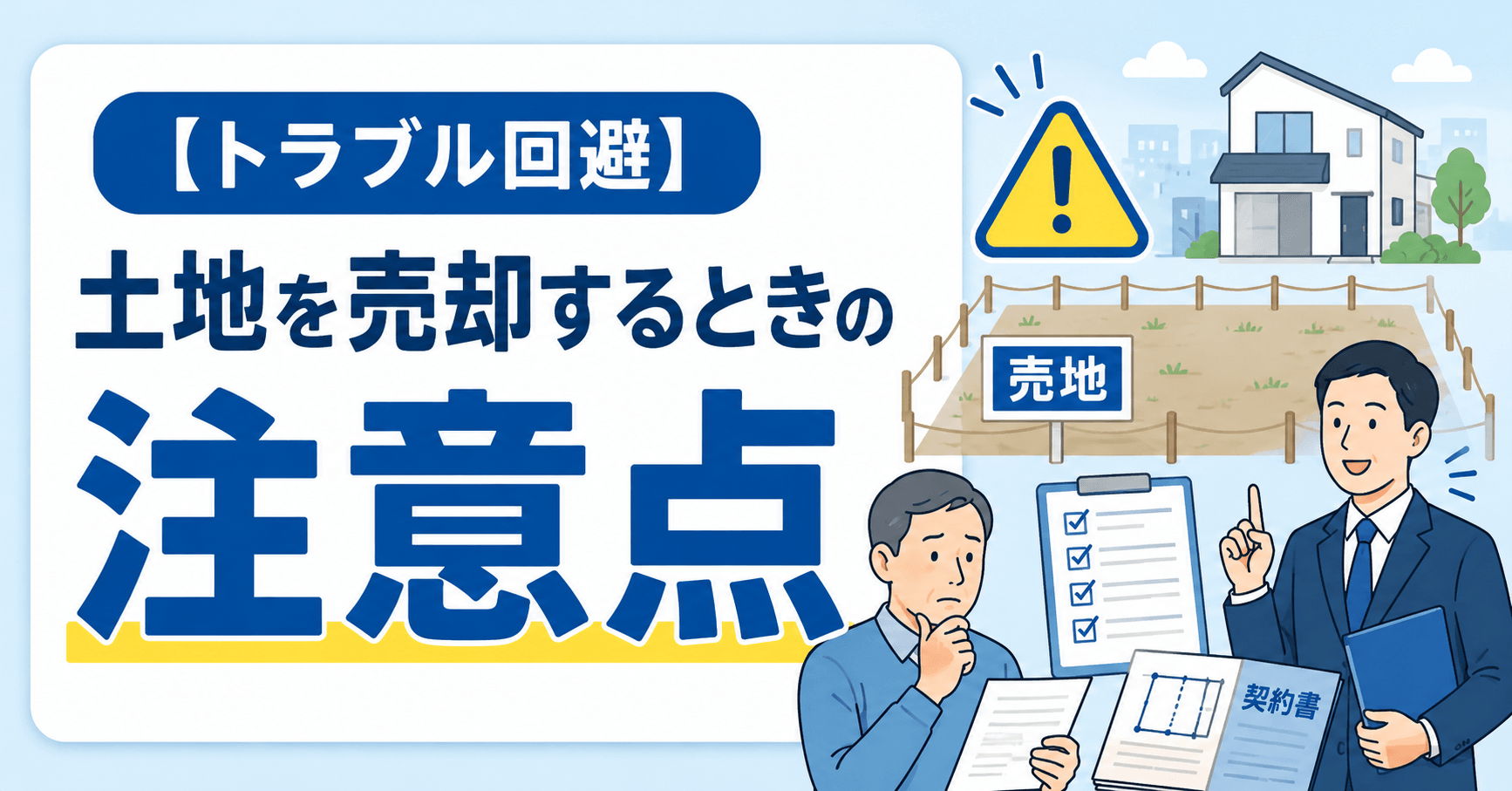 土地売却をする際の14の注意点！トラブルで焦らないために事前...