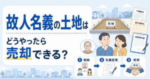 故人名義の土地は売却できる?売却のために知っておくべきこととは