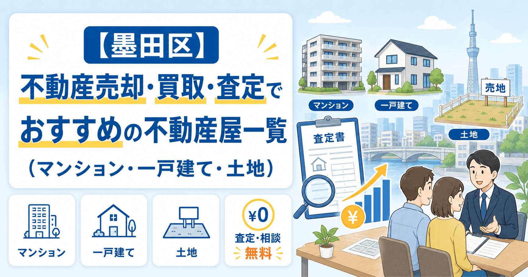 【墨田区】不動産売却・買取・査定でおすすめの不動産屋一覧(マ...