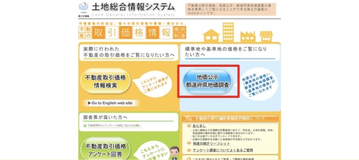 公示地価・基準地価における相場を出す方法