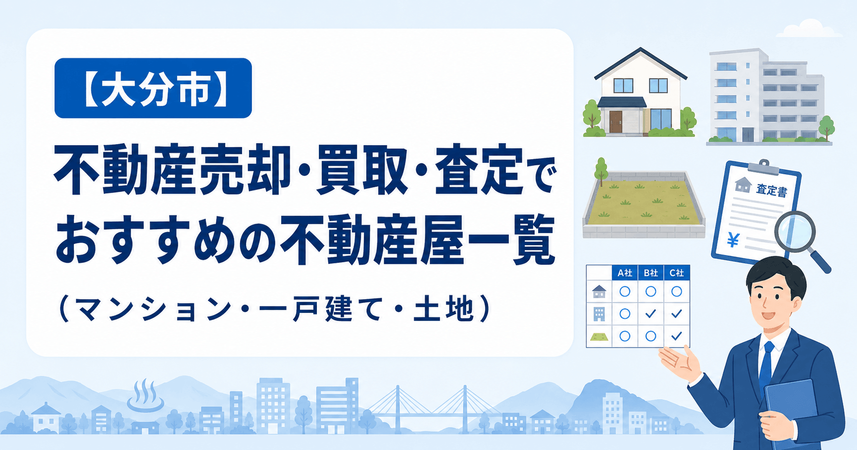 【大分市】不動産売却・買取・査定でおすすめの不動産屋一覧(マ...