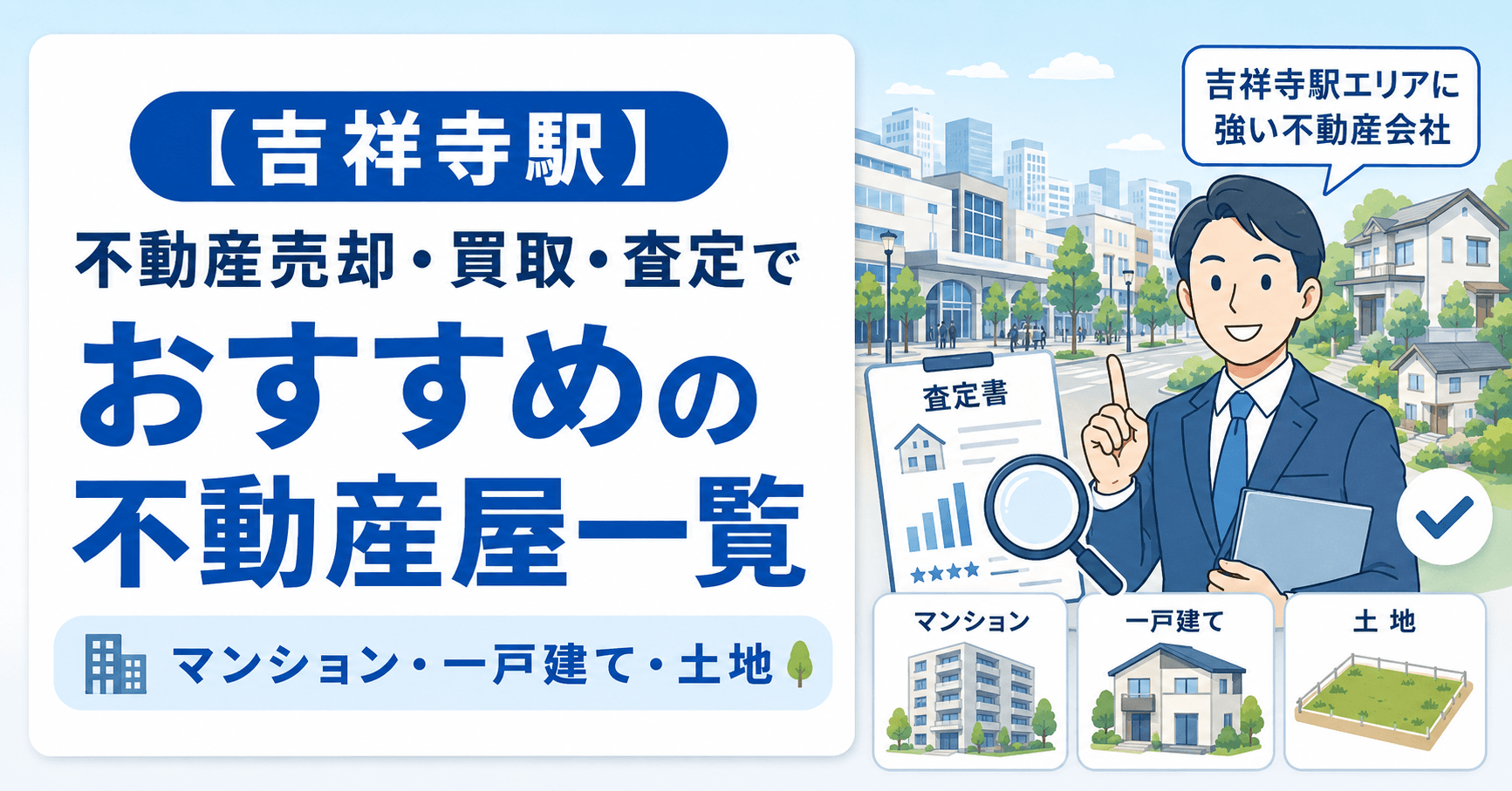 【吉祥寺駅】不動産売却・買取・査定でおすすめの不動産屋一覧(...