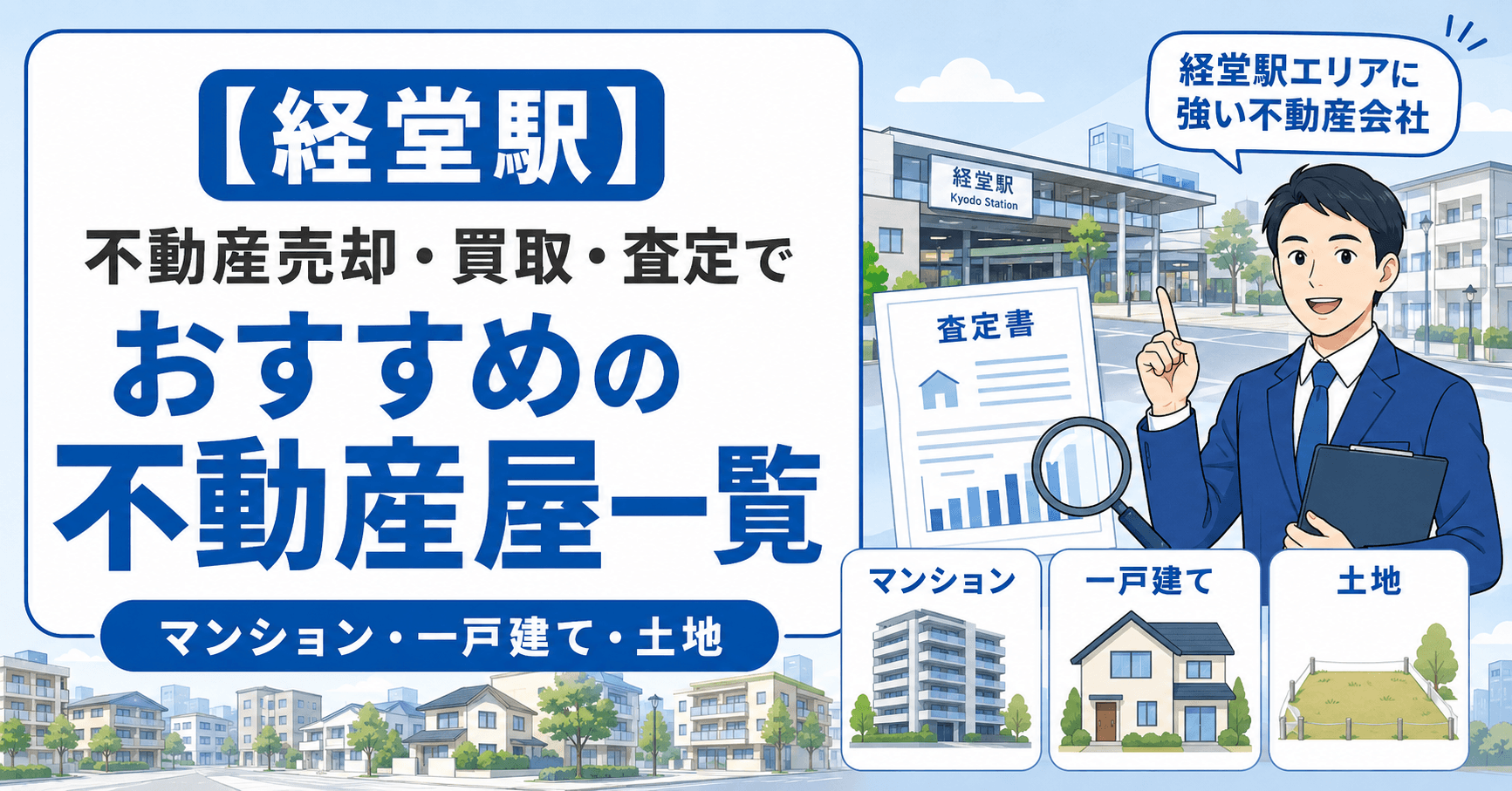 【経堂駅】不動産売却・買取・査定でおすすめの不動産屋一覧(マ...