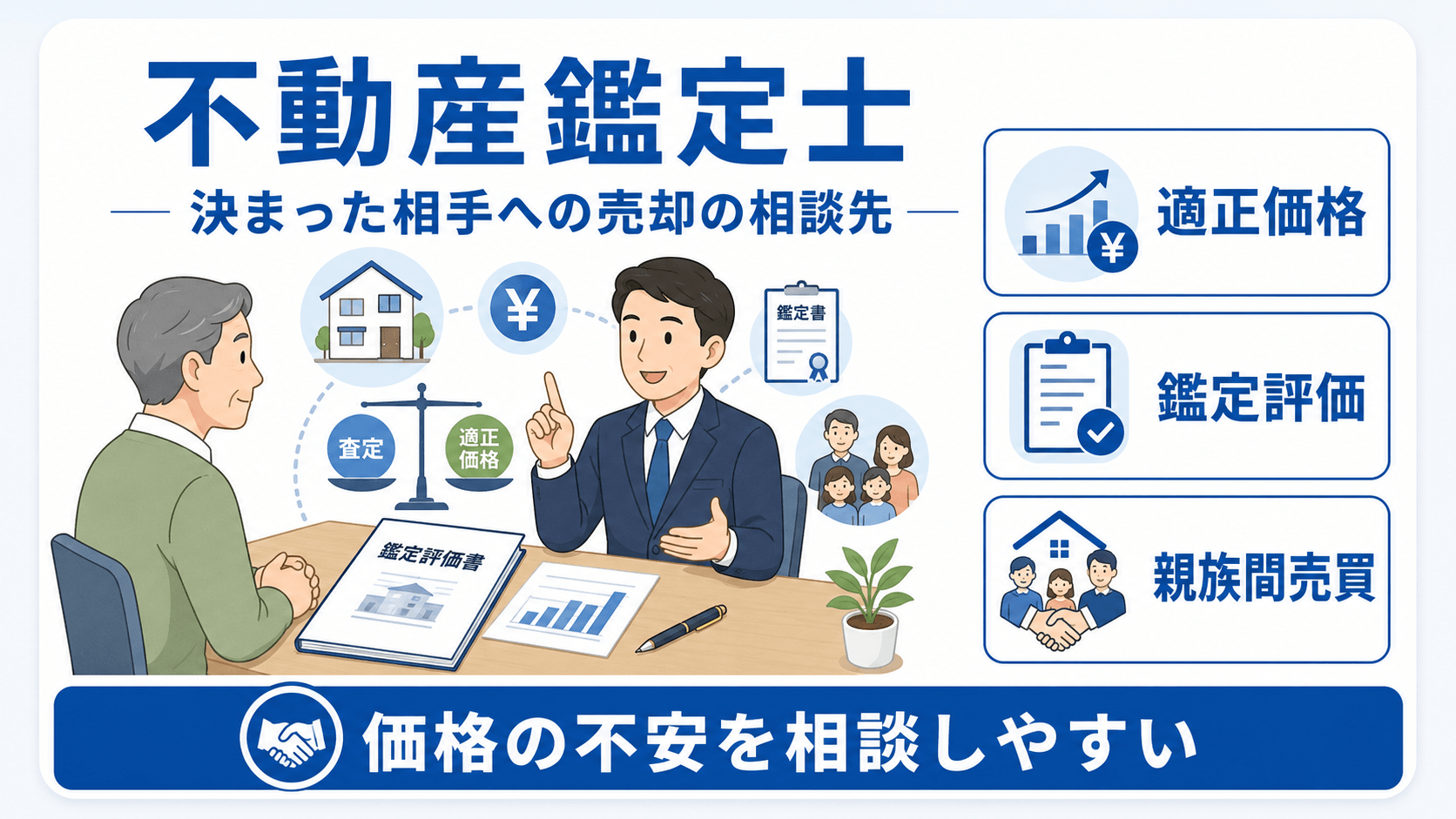 不動産鑑定士のイメージ図
