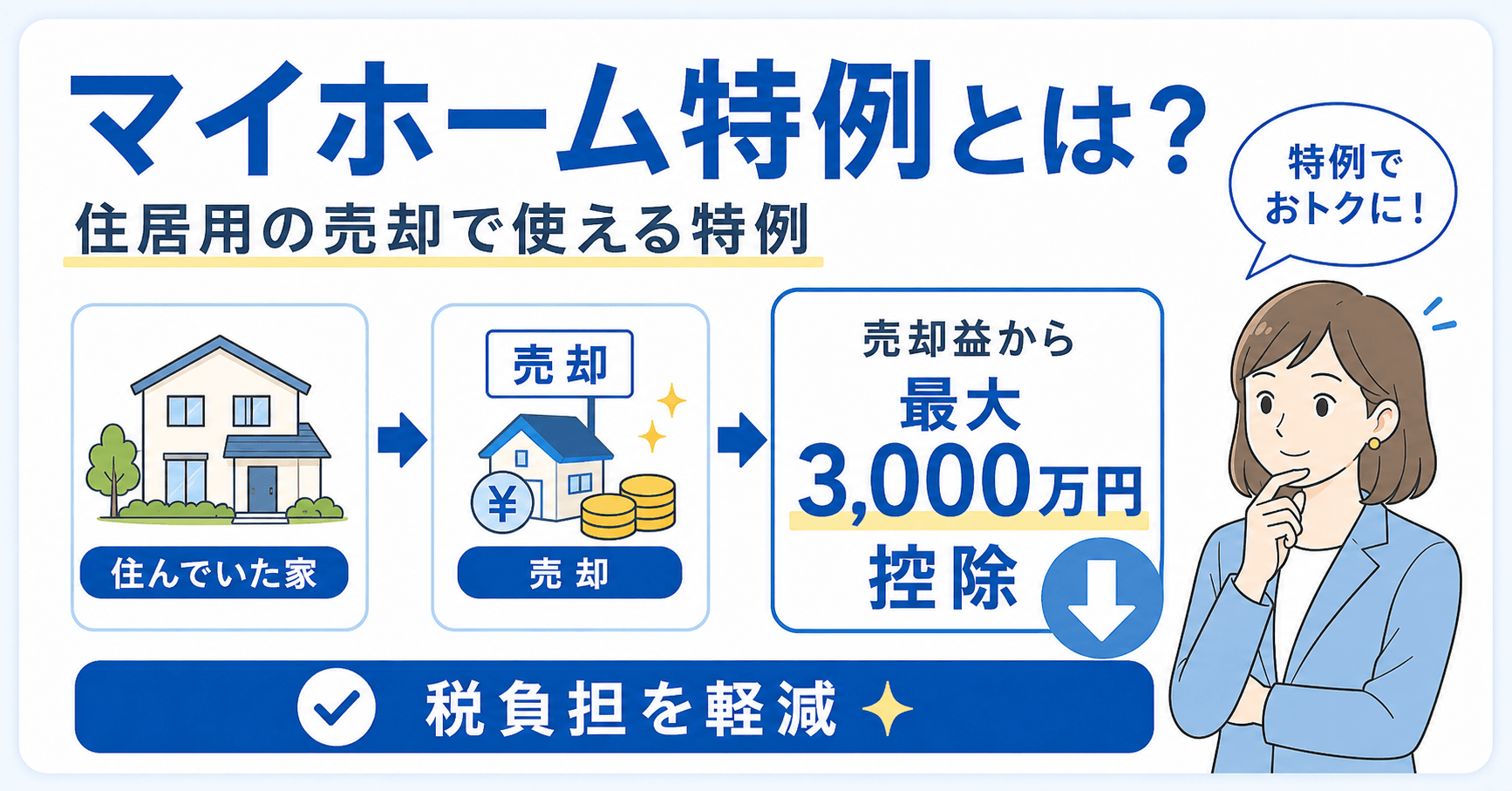 マイホーム特例のイメージ図